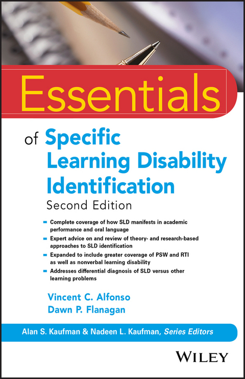 Essentials of Specific Learning Disability Identification -  Vincent C. Alfonso,  Dawn P. Flanagan