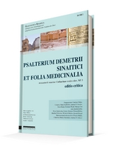 Psalterium Demetrii Sinaitici Bd. 2 - 