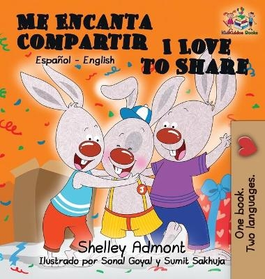 Me Encanta Compartir I Love to Share (Spanish Children's book) - Shelley Admont, KidKiddos Books