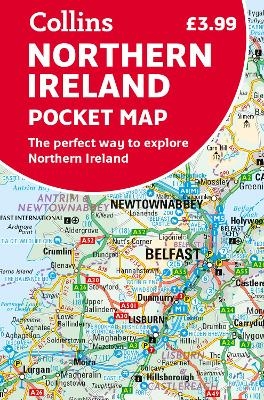 Northern Ireland Pocket Map -  Collins Maps