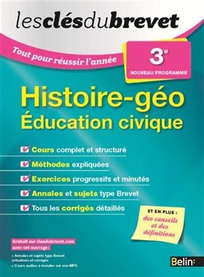 Histoire géo, éducation civique 3e : nouveau programme - Dominique Delmas, Alexandre (1972-....) Ployé, Gilles (1965-....) Massardier