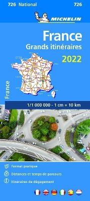 France Route Planning 2022 - Michelin National Map 726