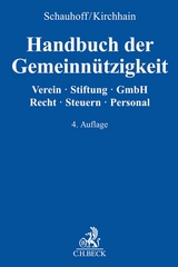 Handbuch der Gemeinnützigkeit - Schauhoff, Stephan