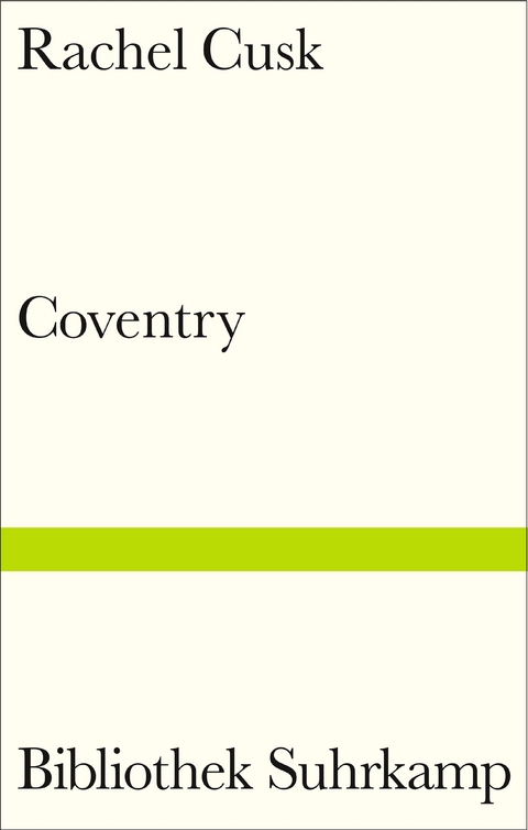 Coventry - Rachel Cusk