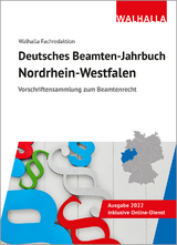 Deutsches Beamten-Jahrbuch Nordrhein-Westfalen 2022 - Walhalla Fachredaktion