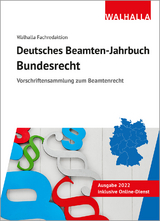 Deutsches Beamten-Jahrbuch Bundesrecht 2022 - Walhalla Fachredaktion