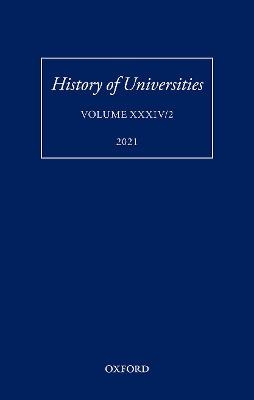 History of Universities: Volume XXXIV/2 - 