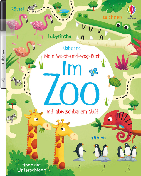 Mein Wisch-und-weg-Buch: Im Zoo - Kirsteen Robson