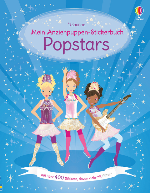 Mein Anziehpuppen-Stickerbuch: Popstars - Lucy Bowman