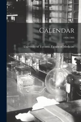 Calendar; 1904-1905 - 