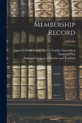 Membership Record; 1958-1959 - 