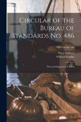 Circular of the Bureau of Standards No. 486 - Peter Hidnert, Wilmer Souder