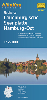Radkarte Lauenburgische Seenplatte Hamburg Ost (RK-SH07) - Esterbauer Verlag