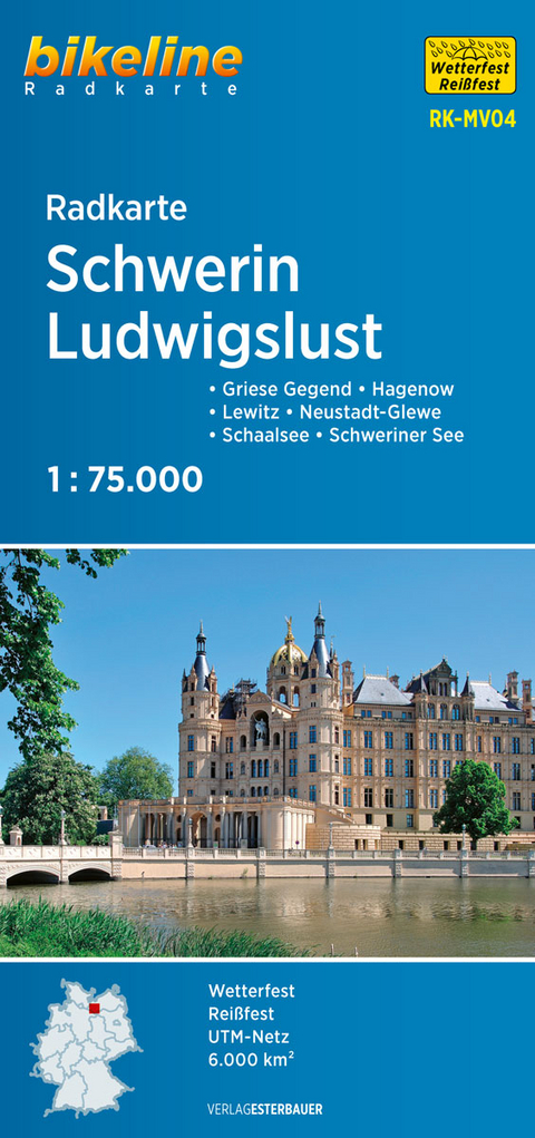 Radkarte Schwerin Ludwigslust (RK-MV04) - 