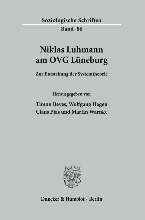 Niklas Luhmann am OVG Lüneburg. - 