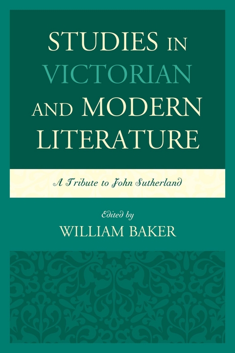 Studies in Victorian and Modern Literature - 