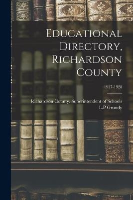 Educational Directory, Richardson County; 1927-1928 - 