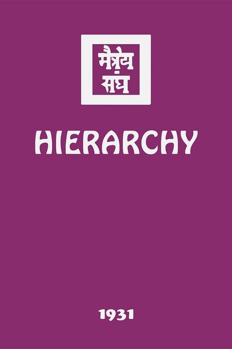 Hierarchy -  Agni Yoga Society