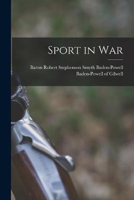 Sport in War [microform] - 