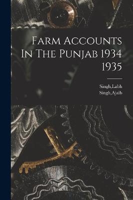 Farm Accounts In The Punjab 1934 1935 - 