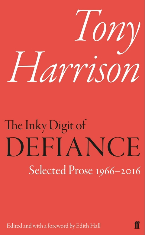 Inky Digit of Defiance -  Tony Harrison