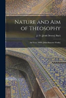 Nature and Aim of Theosophy - 