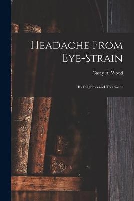 Headache From Eye-strain [microform] - 