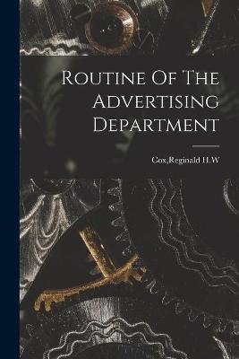 Routine Of The Advertising Department - 