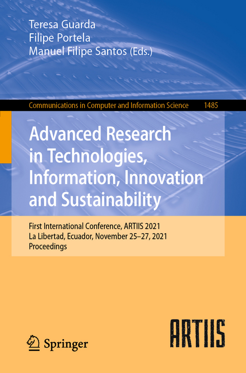 Advanced Research in Technologies, Information, Innovation and Sustainability - 