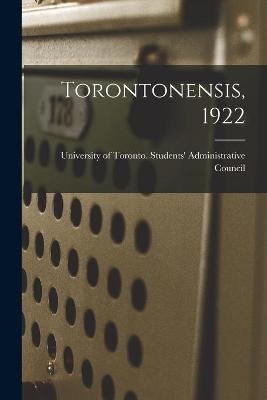 Torontonensis, 1922 - 