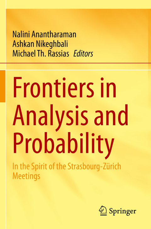 Frontiers in Analysis and Probability - 