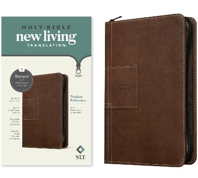 NLT Thinline Reference Zipper Bible, Filament Edition -  Tyndale