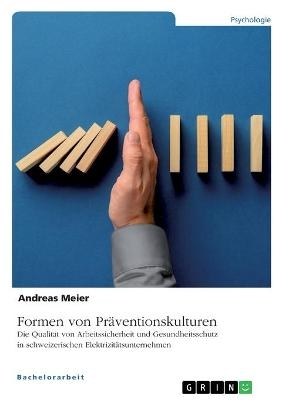 Formen von PrÃ¤ventionskulturen. Die QualitÃ¤t von Arbeitssicherheit und Gesundheitsschutz in schweizerischen ElektrizitÃ¤tsunternehmen - Andreas Meier