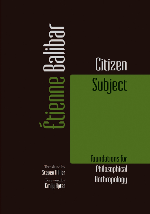 Citizen Subject - Étienne Balibar