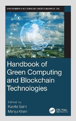 Handbook of Green Computing and Blockchain Technologies - 