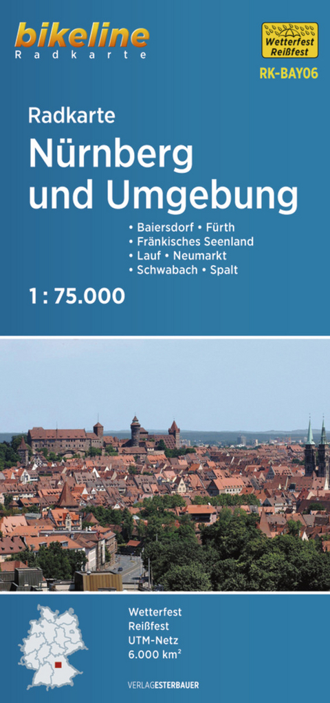 Radkarte Nürnberg und Umgebung (RK-BAY06) - 