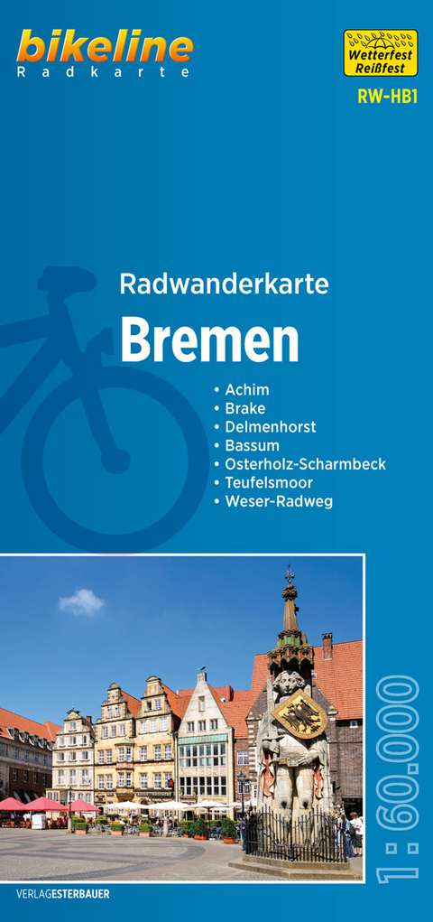 Radwanderkarte Bremen RW-HB1 - 
