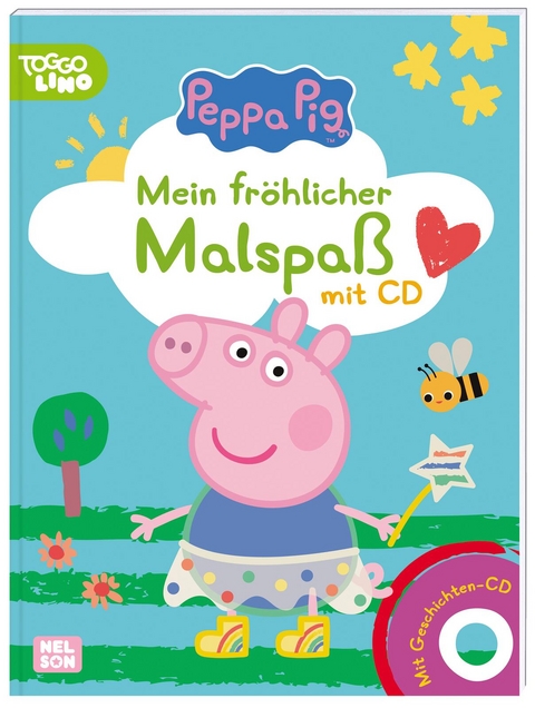 Peppa Wutz Ausmalbilder: Mein fröhlicher Malspaß mit CD