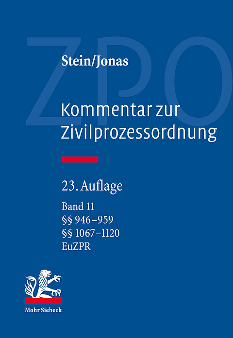 Kommentar zur Zivilprozessordnung - Friedrich Stein, Martin Jonas