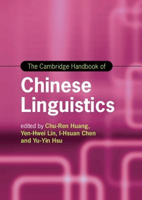 The Cambridge Handbook of Chinese Linguistics - 