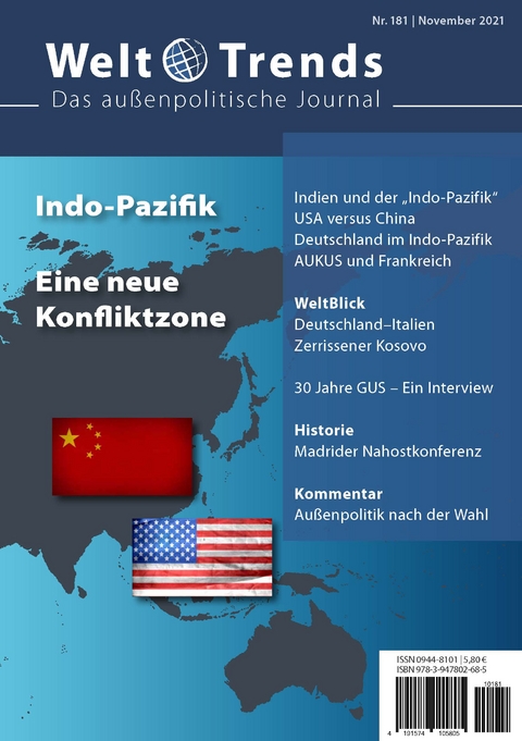 Indo-Pazifik - Roland Benedikter, Thomas Fues, Frank Hantke, Ralf Havertz, Lutz Kleinwächter, Günther Maihold, Henning Melber, C. Raja Mohan, John P. Neelsen, Ilham T. Nematov, Arne C. Seifert, Hubert Thielicke, Angelika Timm, Christian Wagner