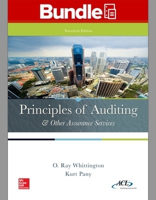 Loose-Leaf for Principles of Auditing & Other Assurance Services with Connect - Ray Whittington