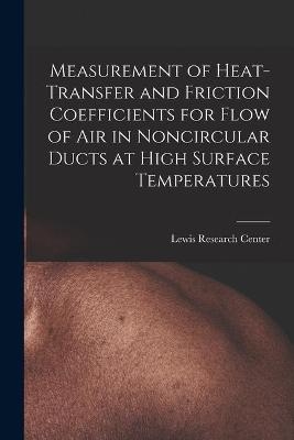 Measurement of Heat-transfer and Friction Coefficients for Flow of Air in Noncircular Ducts at High Surface Temperatures - Lewis Research Center