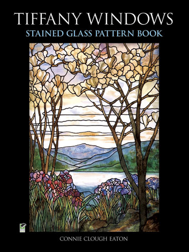 Tiffany Windows Stained Glass Pattern Book -  Connie Clough Eaton