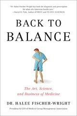 Back to Balance -  Halee Fischer-Wright