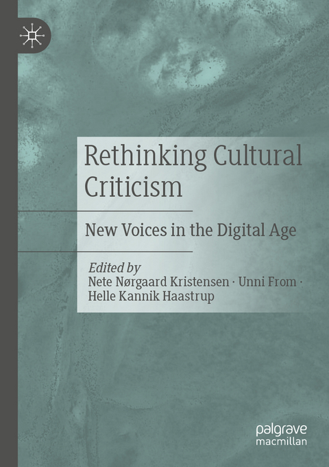 Rethinking Cultural Criticism - 