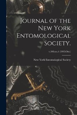 Journal of the New York Entomological Society.; v.101 - 