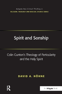 Spirit and Sonship - David A. Höhne