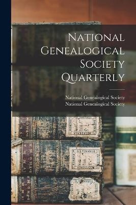 National Genealogical Society Quarterly - 