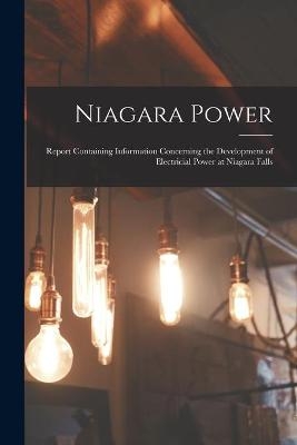 Niagara Power [microform] -  Anonymous